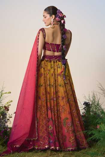 Shashank Arya Printed Lehenga Set