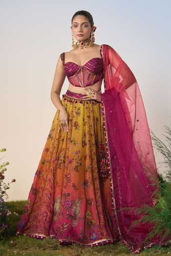 Shashank Arya Printed Lehenga Set