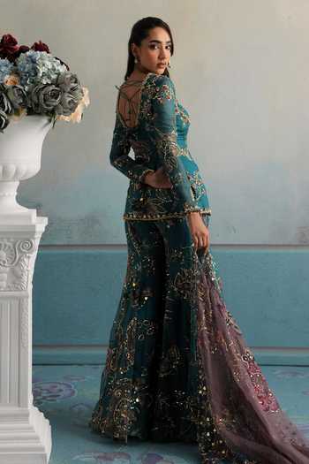 Mahima Mahajan Sehar Embroidered Kurta Gharara Set 