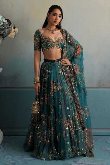 Mahima Mahajan Aiman Embroidered Lehenga Set 