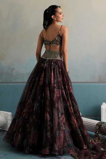 Mahima Mahajan Adara Embellished Blouse Lehenga Set 