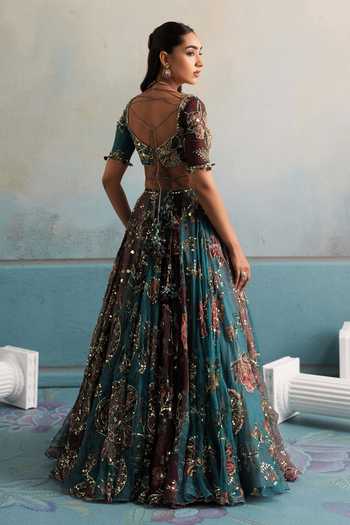 Mahima Mahajan Raha Heavy Embroidered Lehenga Set 