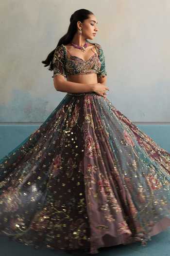 Mahima Mahajan Raha Heavy Embroidered Lehenga Set 