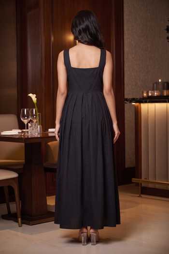 B'Infinite Applique Maxi Cotton Dress 