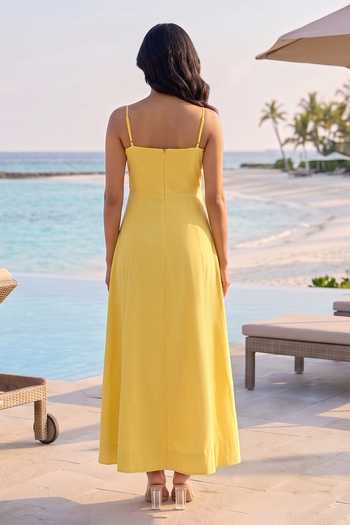 B'Infinite Spaghetti-Strap Pearl Applique Dress 