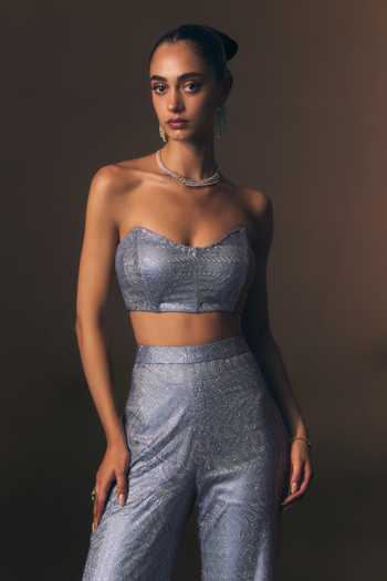 ANGAD SINGH Sky Blue Net Open , Sweetheart Azure Soft Sharara Set Online at Aza Fashions ANGAD SINGH_Sky Blue Net Open , Sweetheart Azure Soft Sharara Set _Online_at_Aza_Fashions