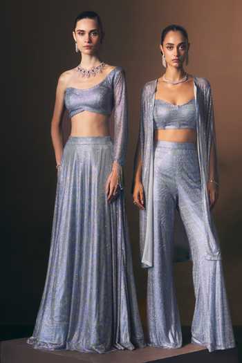 ANGAD SINGH Sky Blue Net Open , Sweetheart Azure Soft Sharara Set at Aza Fashions ANGAD SINGH_Sky Blue Net Open , Sweetheart Azure Soft Sharara Set _at_Aza_Fashions