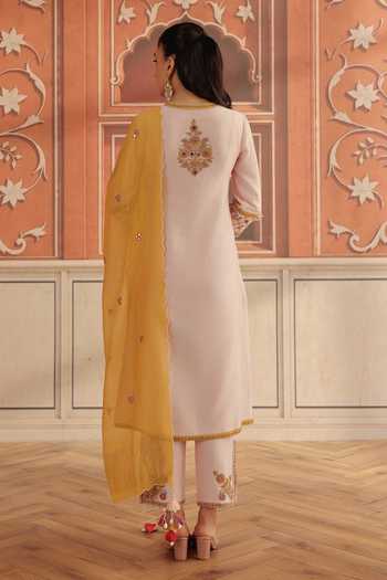 Dohr India Veera Silk Chanderi Kurta Set 