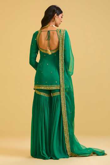 Esha Koul Embellished Kurta Sharara Set