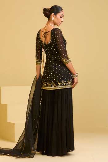 Esha Koul Embroidered Kurta & Sharara Set
