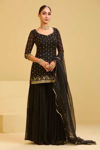 Esha Koul Embroidered Kurta & Sharara Set