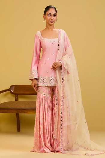 Esha Koul Embroidered Short Kurta Set