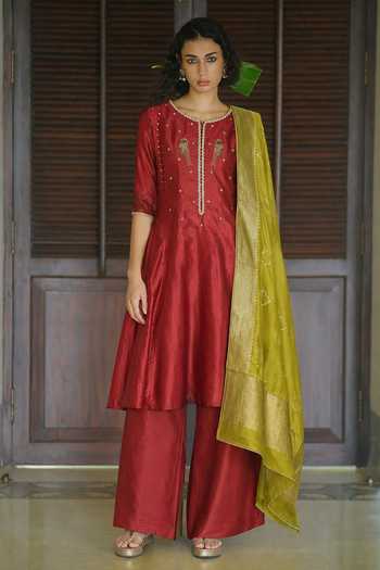 Myoho Yoke Embroidered Anarkali Set
