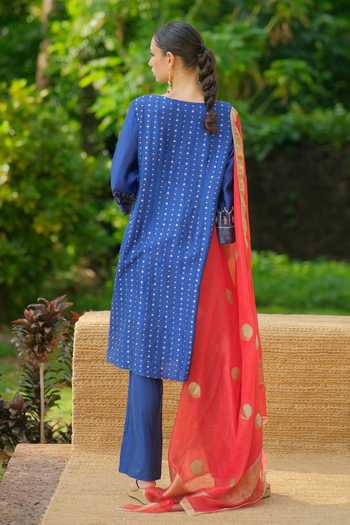 Myoho Brocade Woven Kurta Set