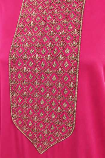 Shop AFRIYA Multicolor Satin, Organza, Chanderi Silk Round Ombre Embroidered Kaftan And Pant Set Online at Aza Fashions Shop_AFRIYA_Multicolor Satin, Organza, Chanderi Silk Round Ombre Embroidered Kaftan And Pant Set _Online_at_Aza_Fashions