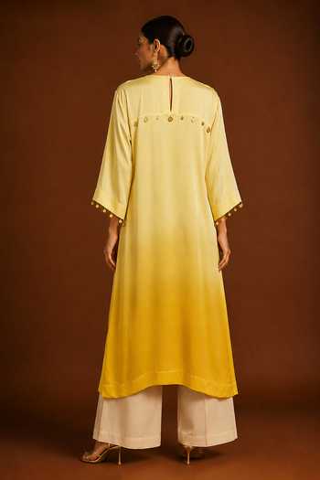 AFRIYA Yoke Embroidered Kaftan & Pant Set