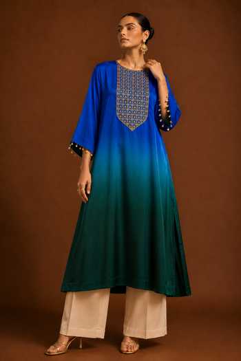 AFRIYA Ombre Kaftan & Pant Set