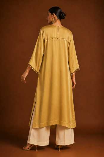AFRIYA Embroidered Kaftan & Pant Set 