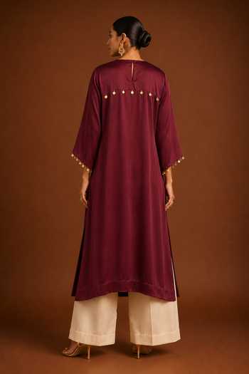AFRIYA Embroidered Kaftan & Pant Set