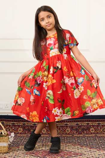 Mamma Plz Floral Print Dress 