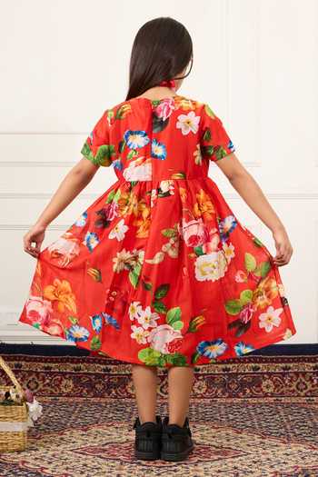 Mamma Plz Floral Print Dress 
