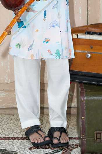 Funny Bones Clothings Sky Blue Silk Ocean Whisper Print Kurta Set Online at Aza Fashions Funny Bones Clothings_Sky Blue Silk Ocean Whisper Print Kurta Set _Online_at_Aza_Fashions