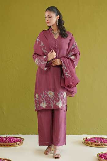 Masoomm Thread Work Kurta Pant Set 