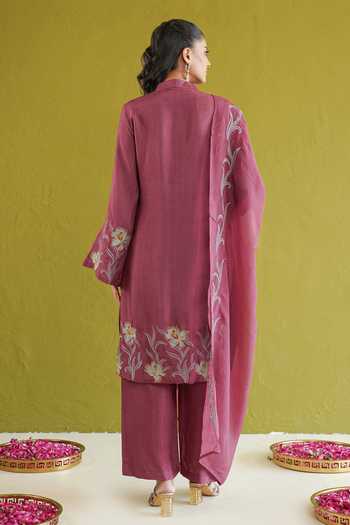 Masoomm Thread Work Kurta Pant Set 