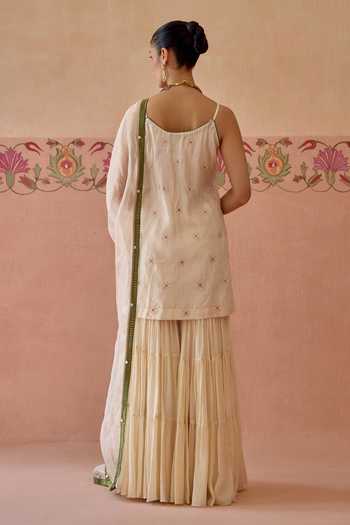 Kritika Dawar Sahiba Embroidered Kurta Gharara Set
