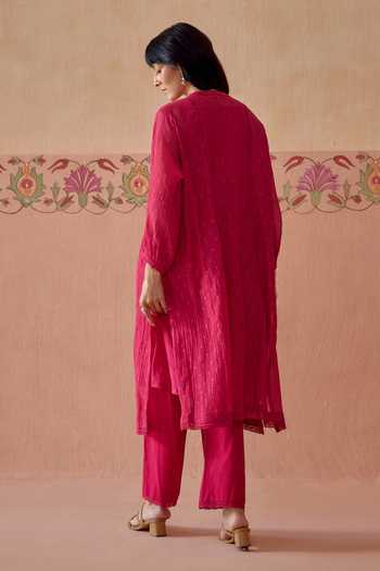 Kritika Dawar Ziya Neckline Embroidered Kurta & Pant Set