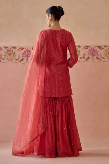 Kritika Dawar Ruh Embroidered Kurta Gharara Set
