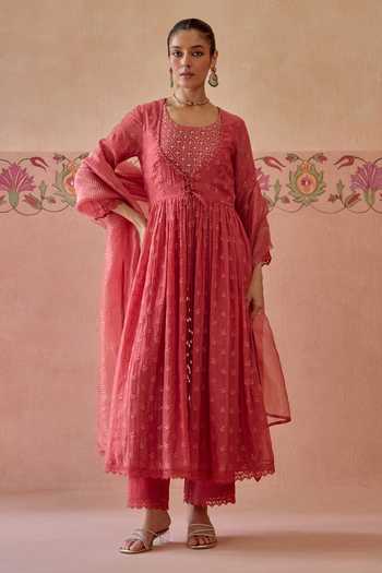 Kritika Dawar Falak Embroidered Aanarkali Set