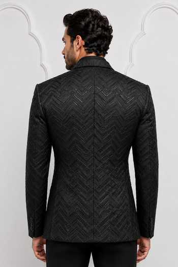 Nivedita Saboo Shimmery Knit Bandhgala