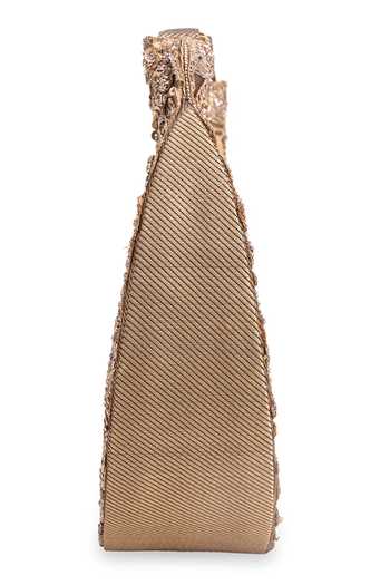 5elements_Gold Kashida Embroidered Handbag _Online_at_Aza_Fashions