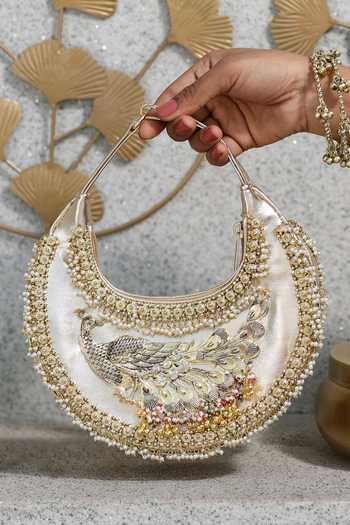 5elements Mayuri Gold Handbag 