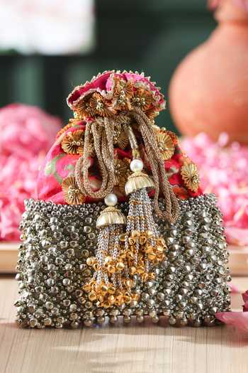5elements Mehrunisa Ghunghroo Tassel Potli 