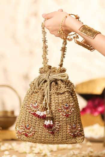5elements Kanakriti Intricate Embellished Potli