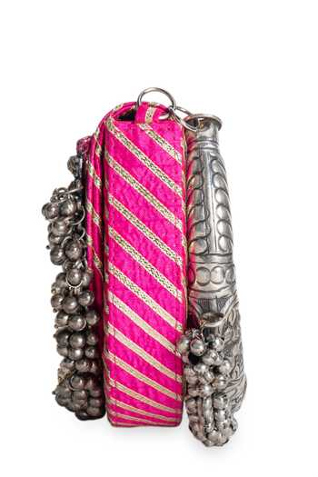 Buy_5elements_Pink Rangraas Embellished Handbag _Online_at_Aza_Fashions