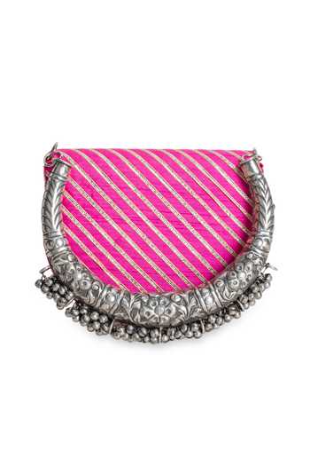 Buy_5elements_Pink Rangraas Embellished Handbag 