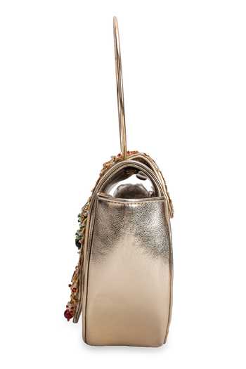 5elements Gold Noorjahan Metallic Handbag Online at Aza Fashions 5elements_Gold Noorjahan Metallic Handbag _Online_at_Aza_Fashions