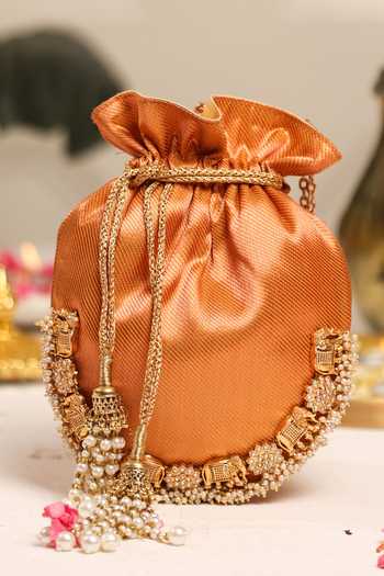 5elements Kesiya Elephant Motif Beadwork Potli