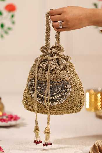 5elements Shelika Centre Ornament Embellished Potli