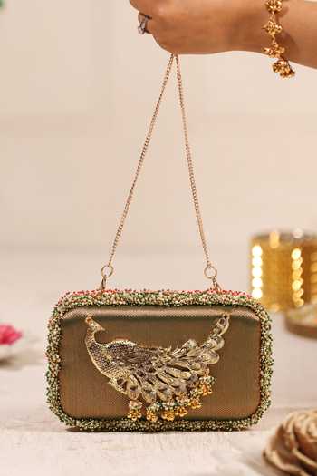 5elements Morbagh Metallic Motif Dual Clutch 