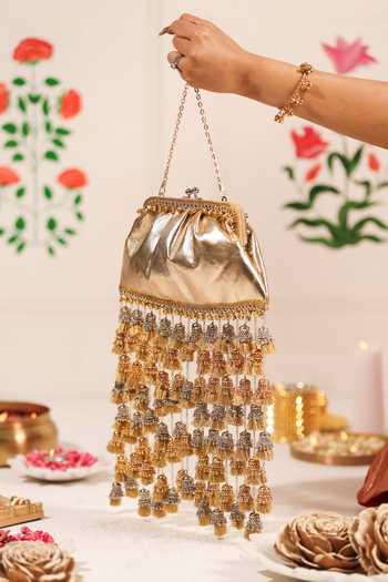 5elements Kanakjhari Handcrafted Tassel Potli 