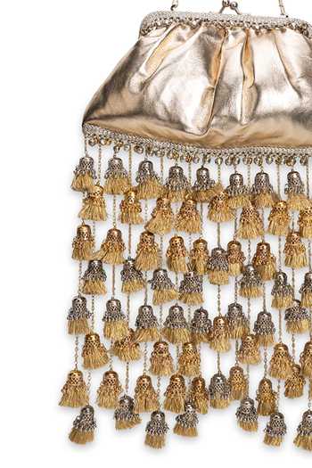 Buy 5elements Gold Tassels, Chains Kanakjhari Handcrafted Potli Buy_5elements_Gold Tassels, Chains Kanakjhari Handcrafted Potli