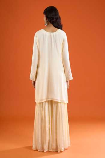 Aariyana Couture Bead Embroidered Kurta Set 