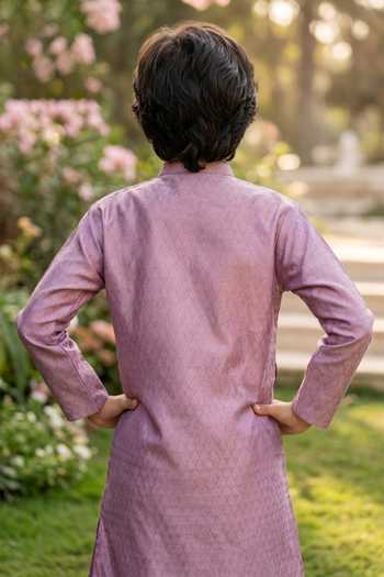 Petite Pomme Woven Kurta & Pant Set 