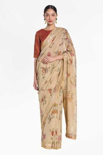 Payal Pratap Kumudini Floral Print Saree