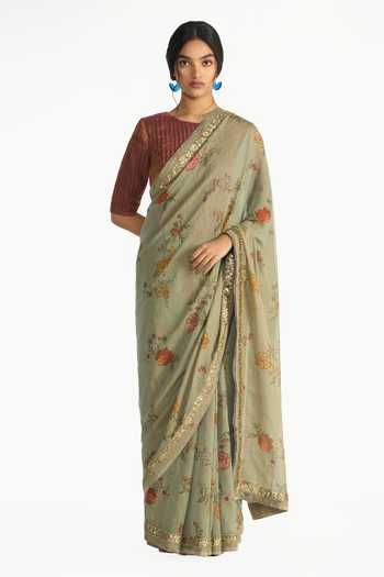 Payal Pratap Kumudini Floral Print Saree