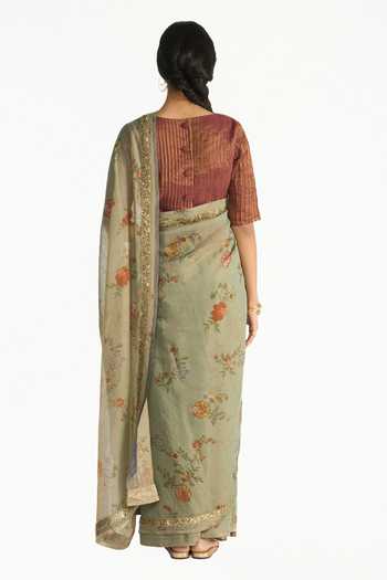 Payal Pratap Kumudini Floral Print Saree
